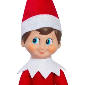 Yep, just a friendly Elf. Here to make Christmas fun. Oh, and I'm going to watch you. All day. You know, just so I can tell good ol' Father Christmas how you're doing. 